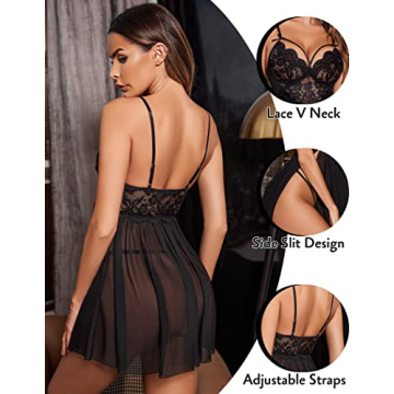 Avidlove Sexy Babydoll Lingerie for Romantic Nights