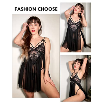 Avidlove Sexy Babydoll Lingerie for Romantic Nights