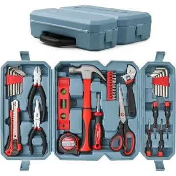Hi-Spec 49pc Tool Kit for Home & Garage DIY