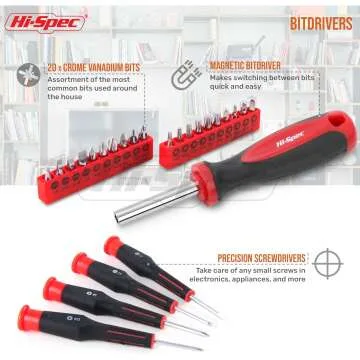 Hi-Spec 49pc Tool Kit for Home & Garage DIY
