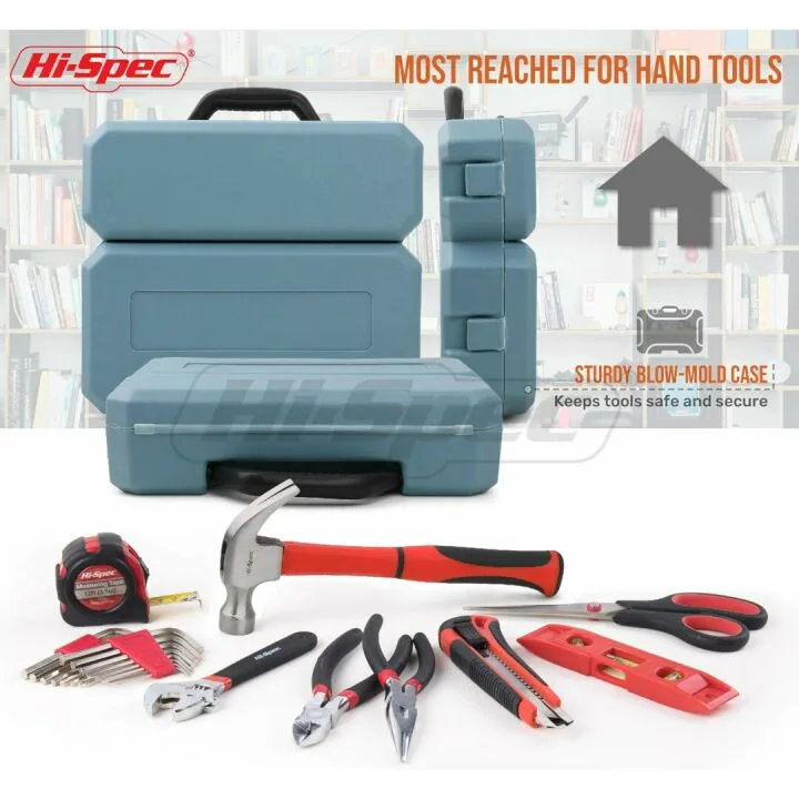 Hi-Spec 49pc Tool Kit for Home & Garage DIY
