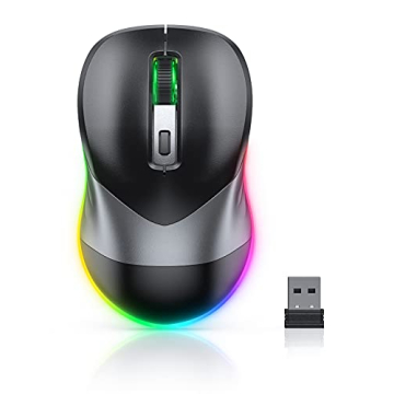 PEIOUS Wireless Mouse Jiggler - Stylish, Rechargeable & Silent