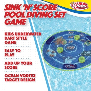 Wahu Underwater Dart Game for Kids Pool Fun