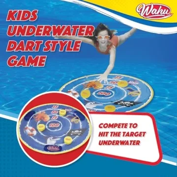 Wahu Underwater Dart Game for Kids Pool Fun