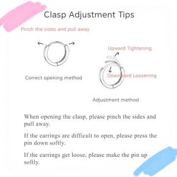 925 Sterling Silver Huggie Drop Earrings for Women