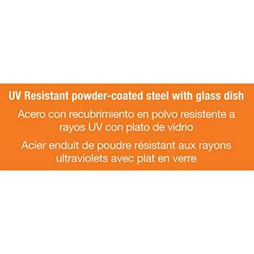 Durable Heath Clementine Oriole Feeder for Bird Lovers