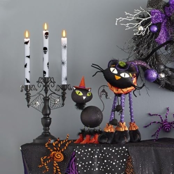 DRomance Halloween Flameless Taper Candles with Remote Control