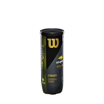 WILSON US Open Tennis Balls - Extra Duty, Single Can (3 Balls)