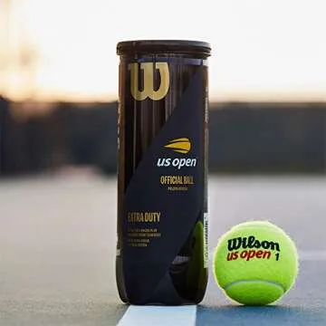 WILSON US Open Tennis Balls - Extra Duty, Single Can (3 Balls)
