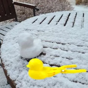 ROUGH & RAW Duck Snowball Maker for Winter Fun