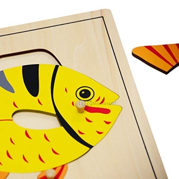 Elite Montessori Fish Puzzle for Kids Learning Fun