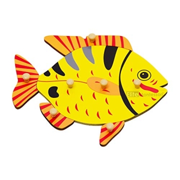 Elite Montessori Fish Puzzle for Kids Learning Fun