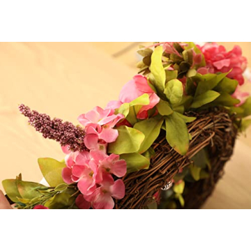 TIARTF Peony Wreath - Lovely 16 Inch Spring Decor