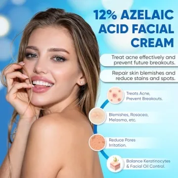 AOBBIY Azelaic Acid 12% Acne Cream for Clear Skin
