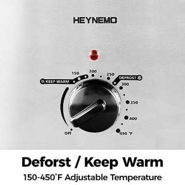 20qt Turkey Roaster Oven, 24lb Electric Roaster w/Self-Basting Lid and Removable Pan & Rack, 150°F-...