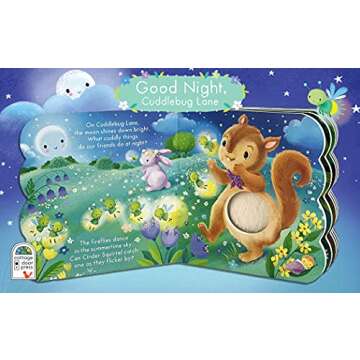Touch & Feel: Good Night, Cuddlebug Lane: Baby & Toddler Touch and Feel Sensory Board Book