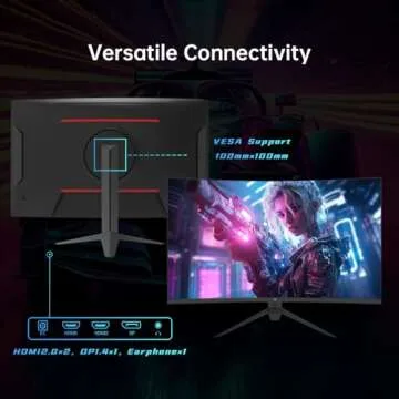 KTC 32 Inch Curved Gaming Monitor, 165Hz & HDR