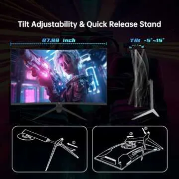 KTC 32 Inch Curved Gaming Monitor, 165Hz & HDR