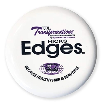 Hicks Edges Pomade 4oz - All-Day Hold & Shine for Hair