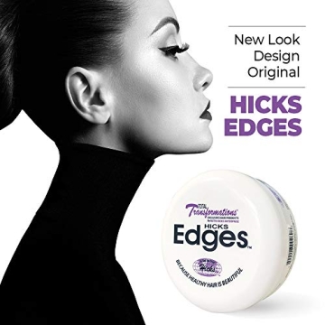 Hicks Edges Pomade 4oz - All-Day Hold & Shine for Hair