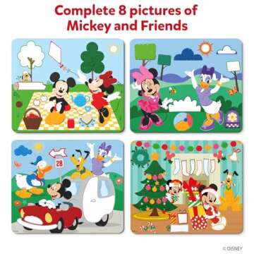 Skillmatics Art Activity - Dot It Disney Mickey and Friends, Mess-Free Sticker Art for Kids, DIY Craft Kits, Scrapbooking, Gifts for Boys & Girls Ages 3, 4, 5, 6, 7