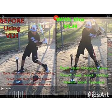 VeloPRO Baseball and Softball Movement Enhancement Training System Including Belt/Harness, Foot/Ankle Strap, 2 Bungee Cords. Enhance Hitting, Pitching, & Throwing