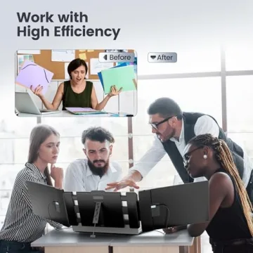 Teamgee Laptop Screen Extender: 14" Dual Display Monitor