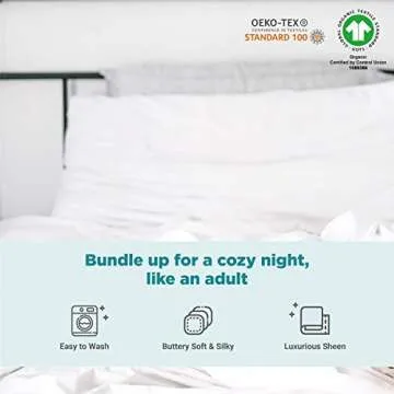 Fabdreams Organic Cotton Full Size Sheet Set for Luxurious Sleep