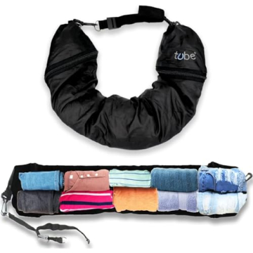 TUBE The Original Pillow You Stuff with Clothes – Transforms Into Extra Luggage Without Excess Fee...