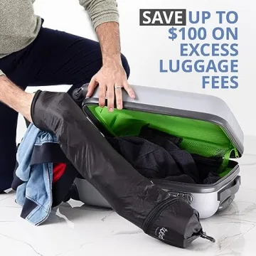 TUBE The Original Pillow You Stuff with Clothes – Transforms Into Extra Luggage Without Excess Fees - Fits Up to 3 Days of Travel Essentials - Keep Your Belongings Nearby in Case of Lost Luggage