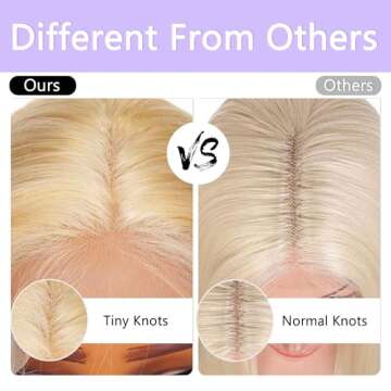 Anicekiss 613 Lace Front Wig Human Hair 13x4 Blonde Body Wave 180% Density 613 HD Lace Frontal Wig f...