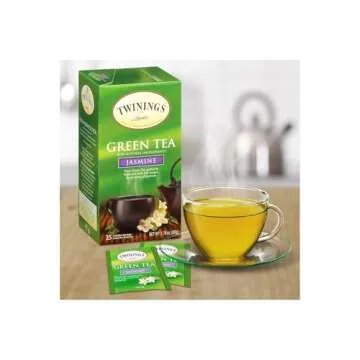 Twinings Green Tea with Jasmine, 25 Individually Wrapped Bags