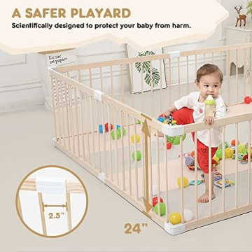 HARPPA Baby Playpen - Safe and Stylish Baby Fence