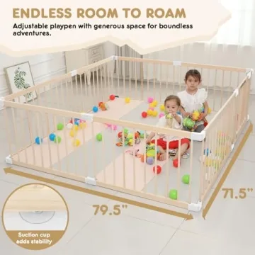 HARPPA Baby Playpen - Safe and Stylish Baby Fence
