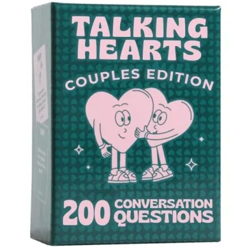 Talking Hearts Conversation Cards for Couples - 200 Questions