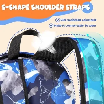 Durable BLUEFAIRY Kids Backpack for School Adventures