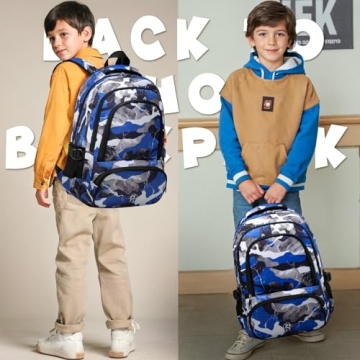 Durable BLUEFAIRY Kids Backpack for School Adventures
