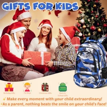 Durable BLUEFAIRY Kids Backpack for School Adventures