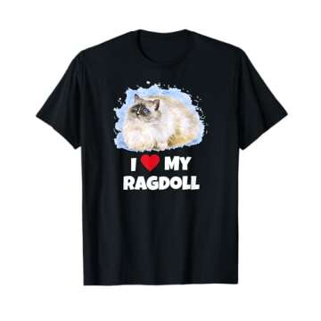 I Love My Ragdoll Cat T-Shirt for Cat Lovers