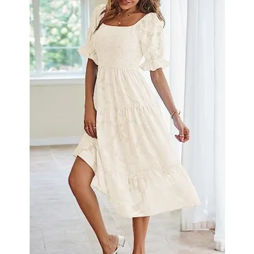 Stylish Summer Floral Midi Dress for All Occasions