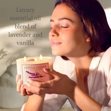 FunkyFrankie® Extra Large Crystal Candle - Gift for Women