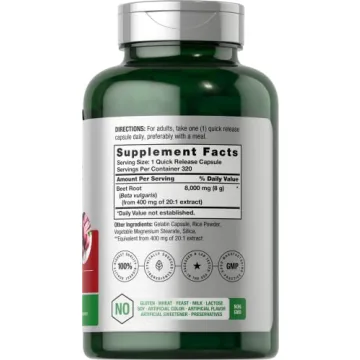 Horbäach Beet Root Capsules 8000mg - High Potency Health Boost