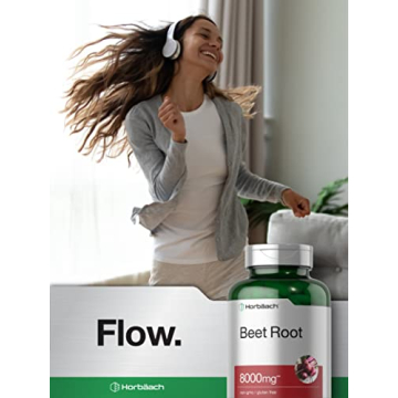 Horbäach Beet Root Capsules 8000mg - High Potency Health Boost