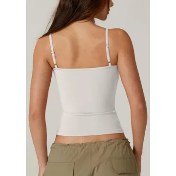 Stylish QINSEN Bodycon Spaghetti Strap Tank Top for Summer