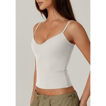 Stylish QINSEN Bodycon Spaghetti Strap Tank Top for Summer