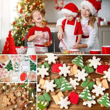 Cthinkaty Christmas Cookie Cutter Set for Holiday Baking