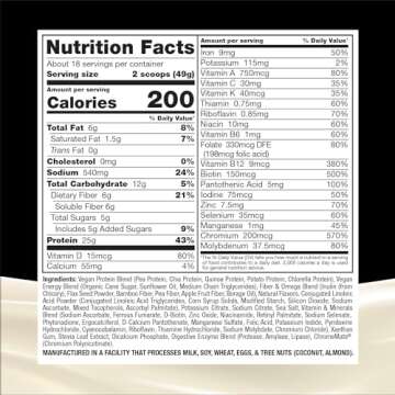 Naturade Plant-Based Weight Loss Shake with 25g Protein