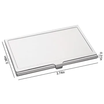 ZUYYON 6 Pcs Sublimation Blank Business Card Holders