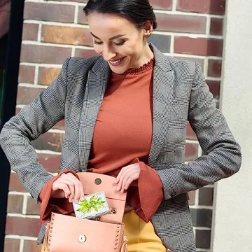 ZUYYON 6 Pcs Sublimation Blank Business Card Holders