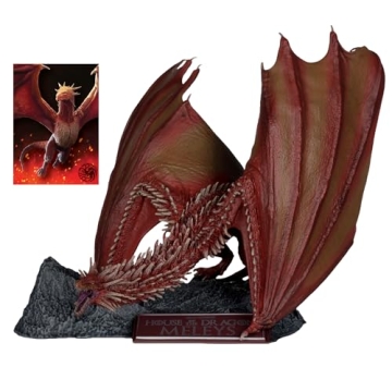 Stunning Meleys Dragon Figure from House of the Dragon